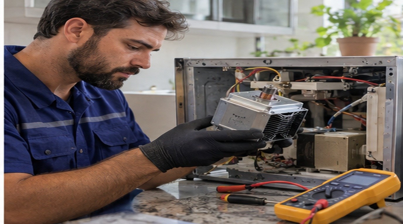 Conserto de micro-ondas em Ribeirão Preto‑SP: troca do magnetron