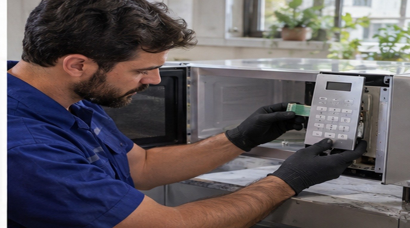 Conserto de micro-ondas em Ribeirão Preto‑SP: troca da membrana e do painel